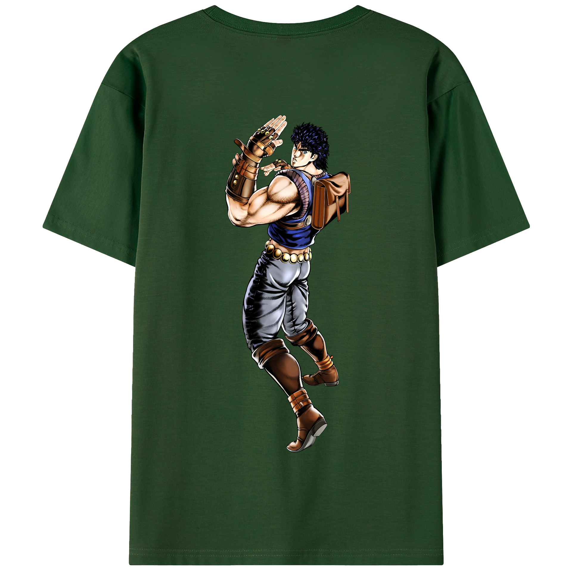 （画像用） ジョジョの奇妙な冒険 /ジョナサン?ジョースター JoJo's Bizarre Adventure Jonathan Joestar 綿100％半袖Tシャツ（背面プリント）